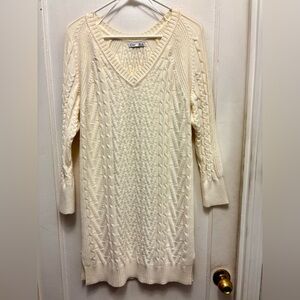 DEX Cable Knit Sweater Dress
